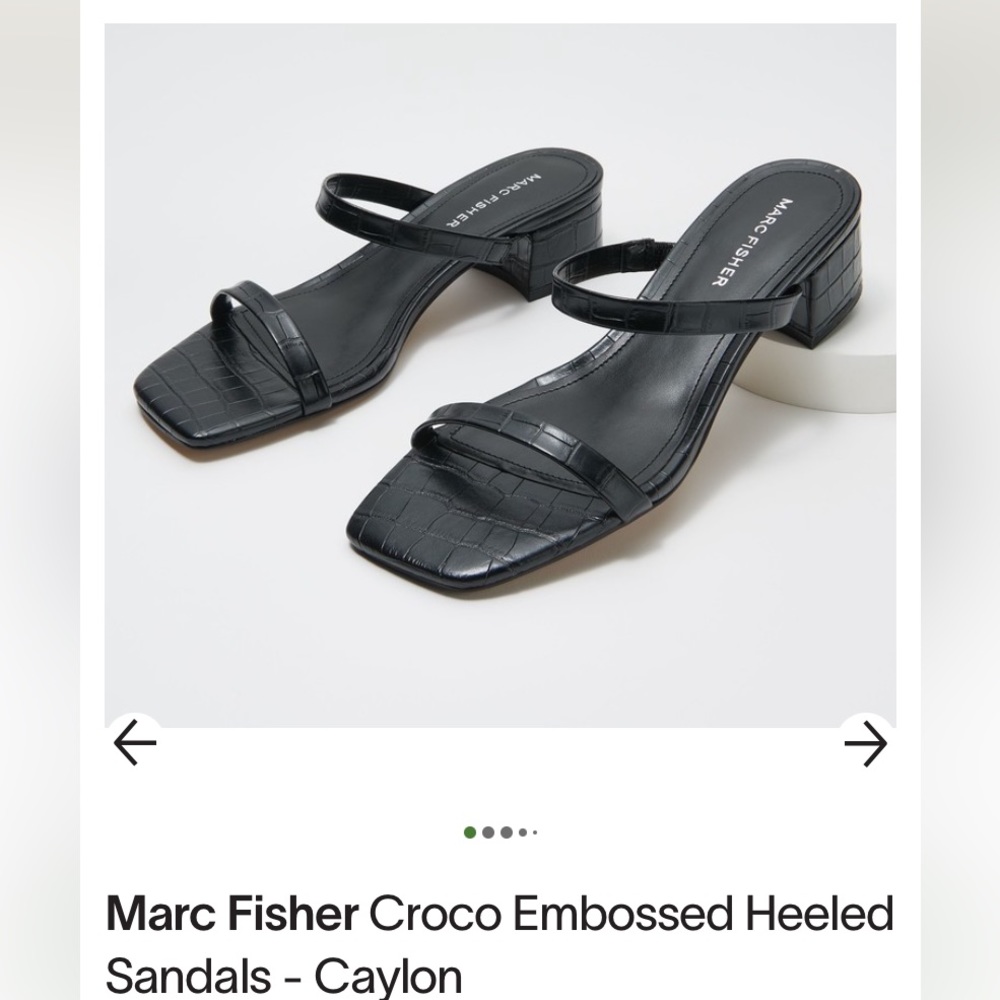 *IN SEARCH OF Marc Fisher caylon block heel